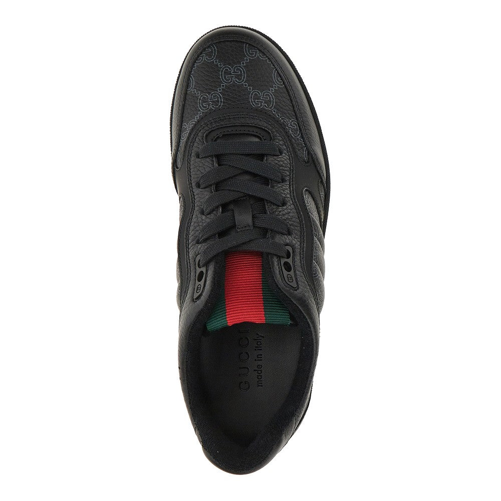 'Gucci Re-Web' leather sneakers