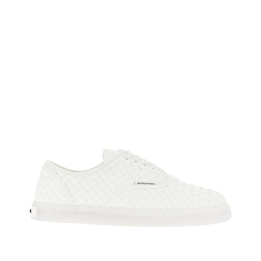 Intrecciato leather sneakser