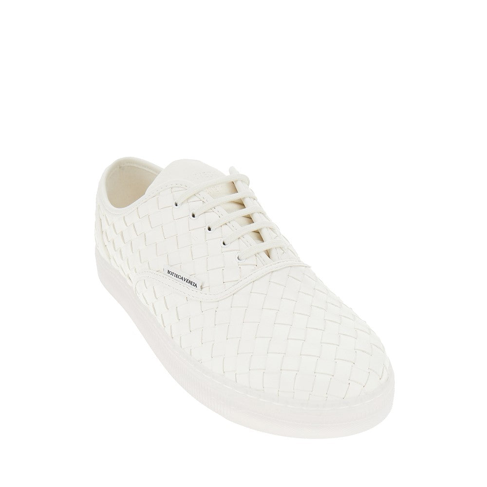 Intrecciato leather sneakser
