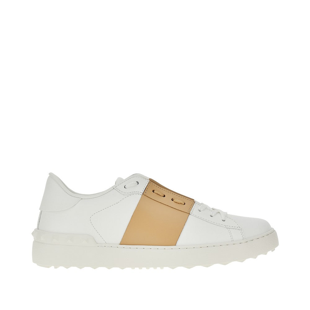 Sneakers 'Open' in pelle liscia