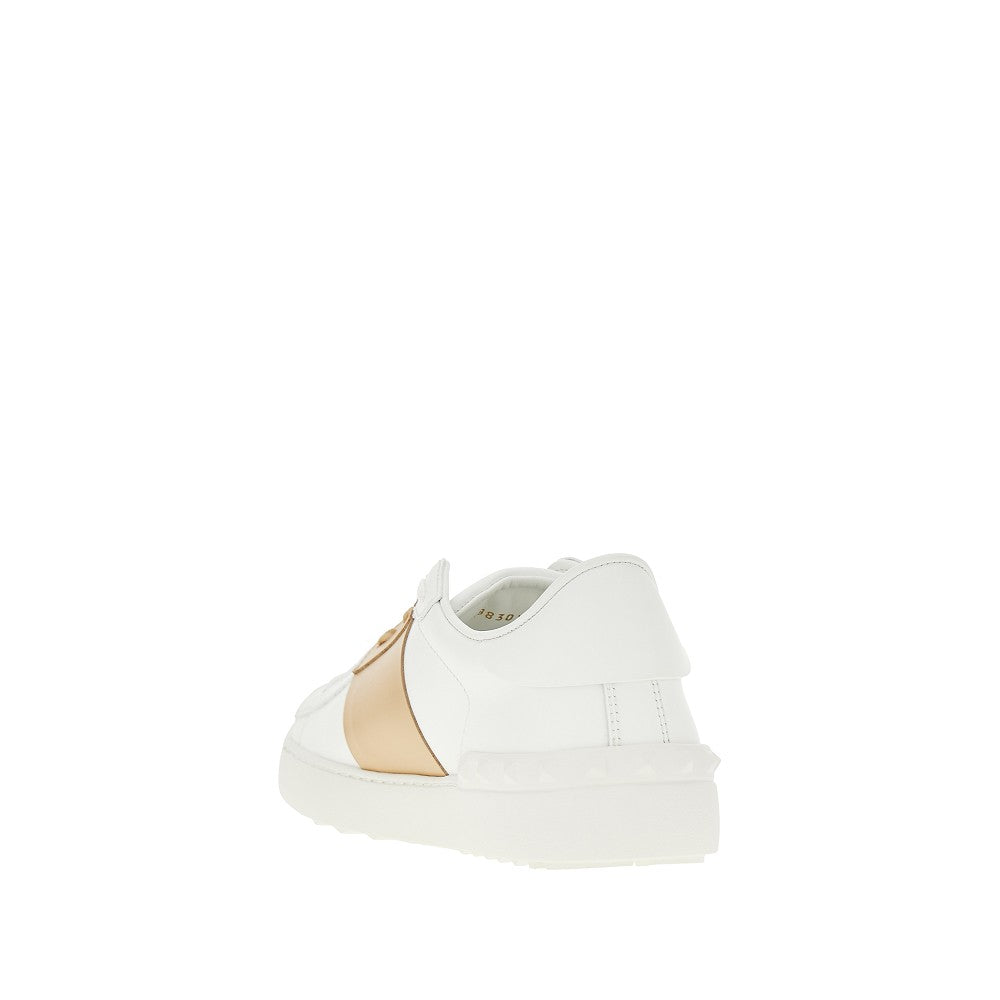 Sneakers 'Open' in pelle liscia