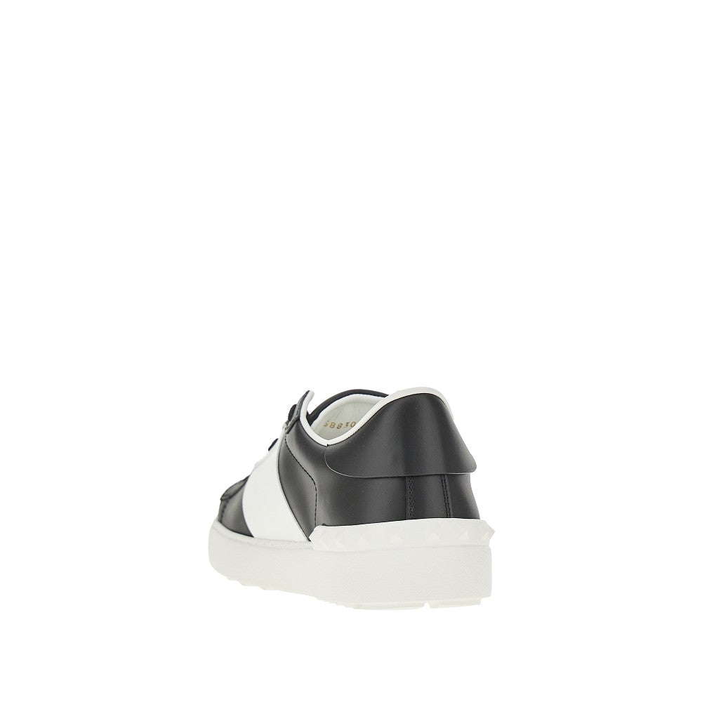 Sneakers 'Open' in pelle liscia
