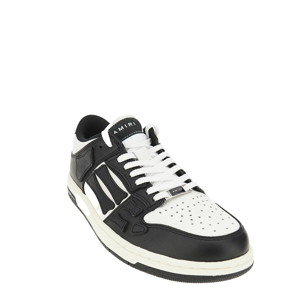 'Skel' leather sneakers