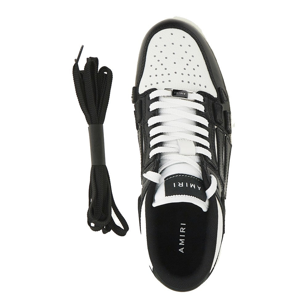 'Skel' leather sneakers