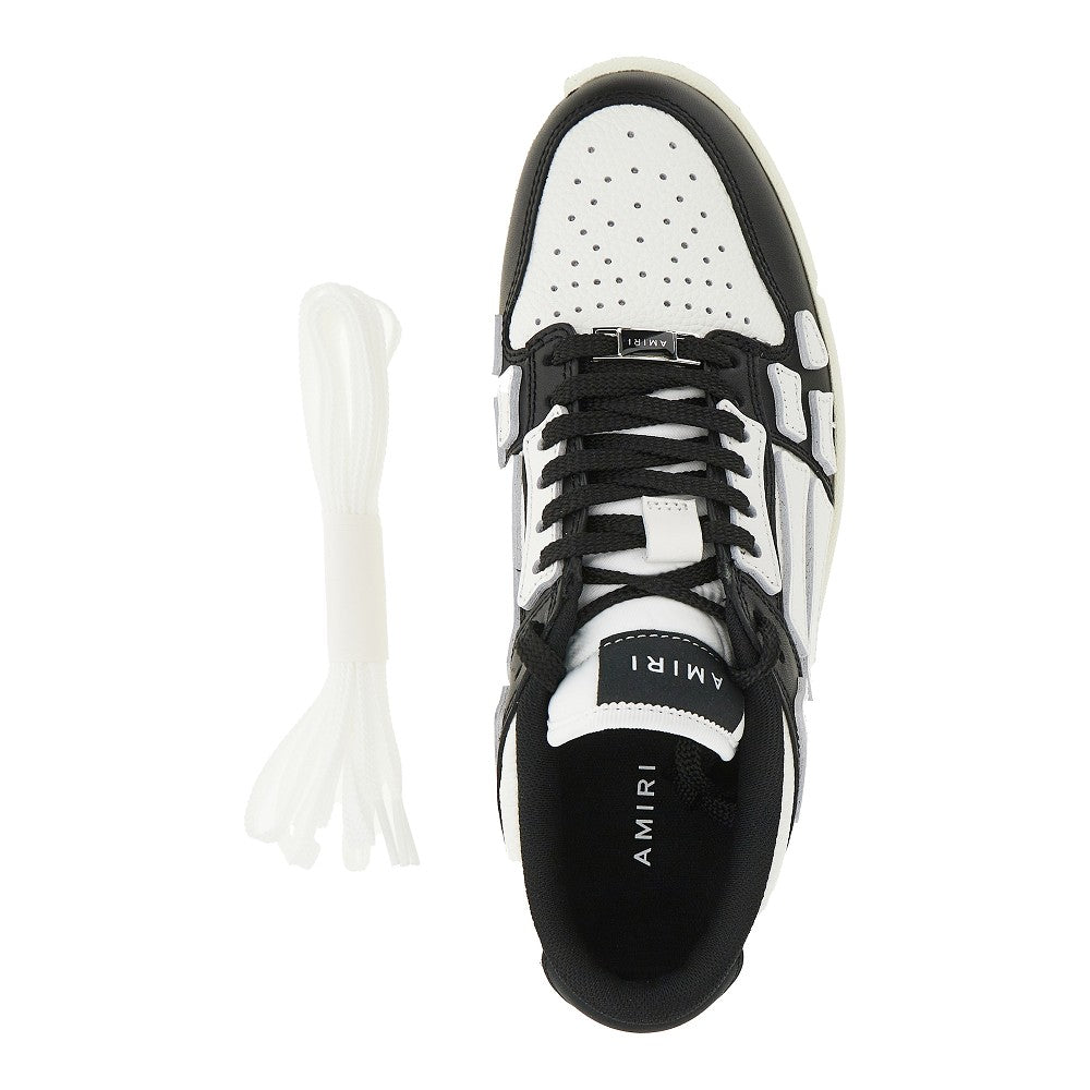 'Skel' leather sneakers