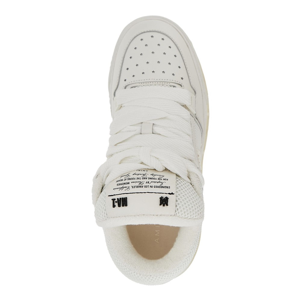 Leather and mesh MA-1 sneakers