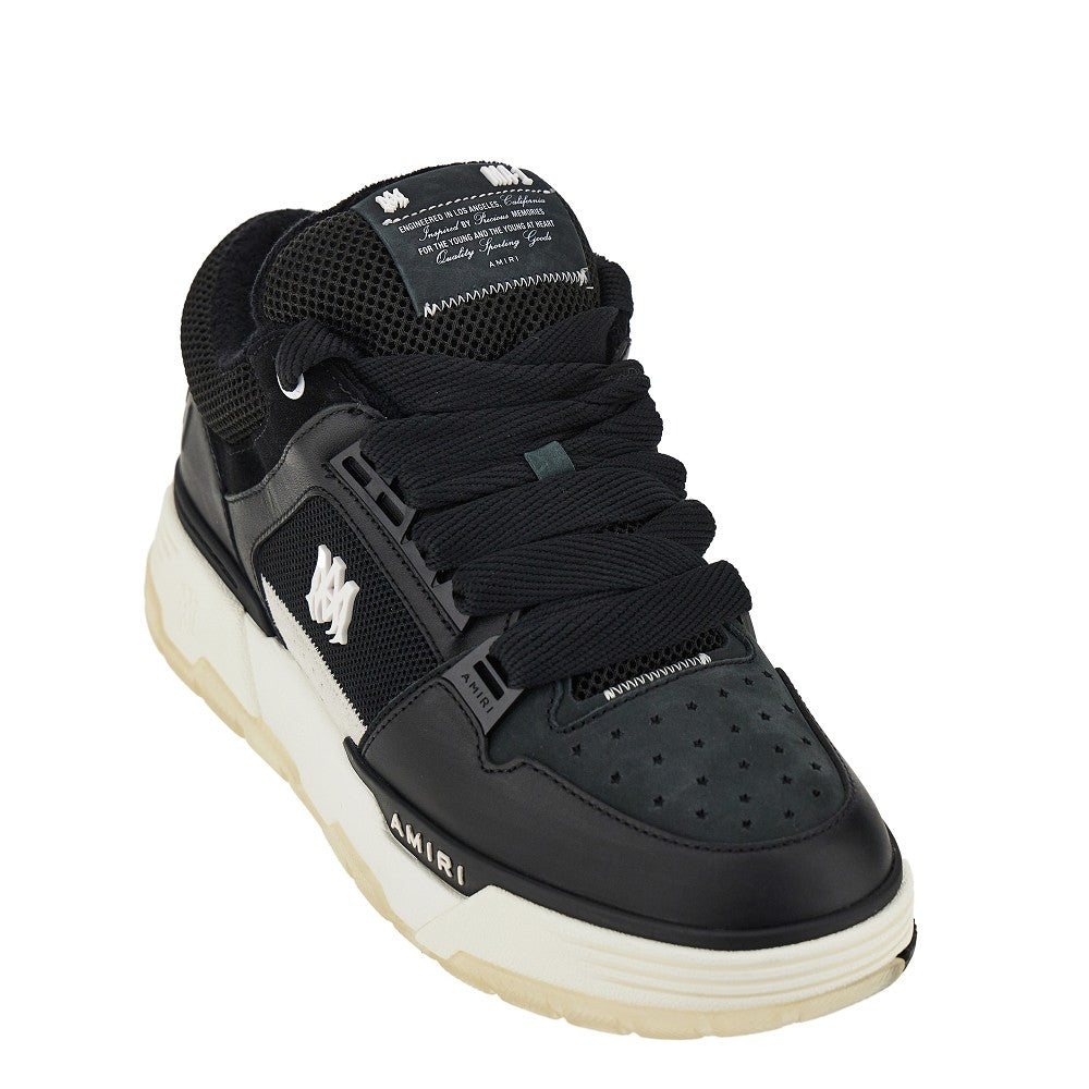 Leather and mesh MA-1 sneakers