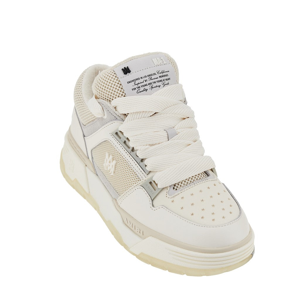 Leather and mesh MA-1 sneakers