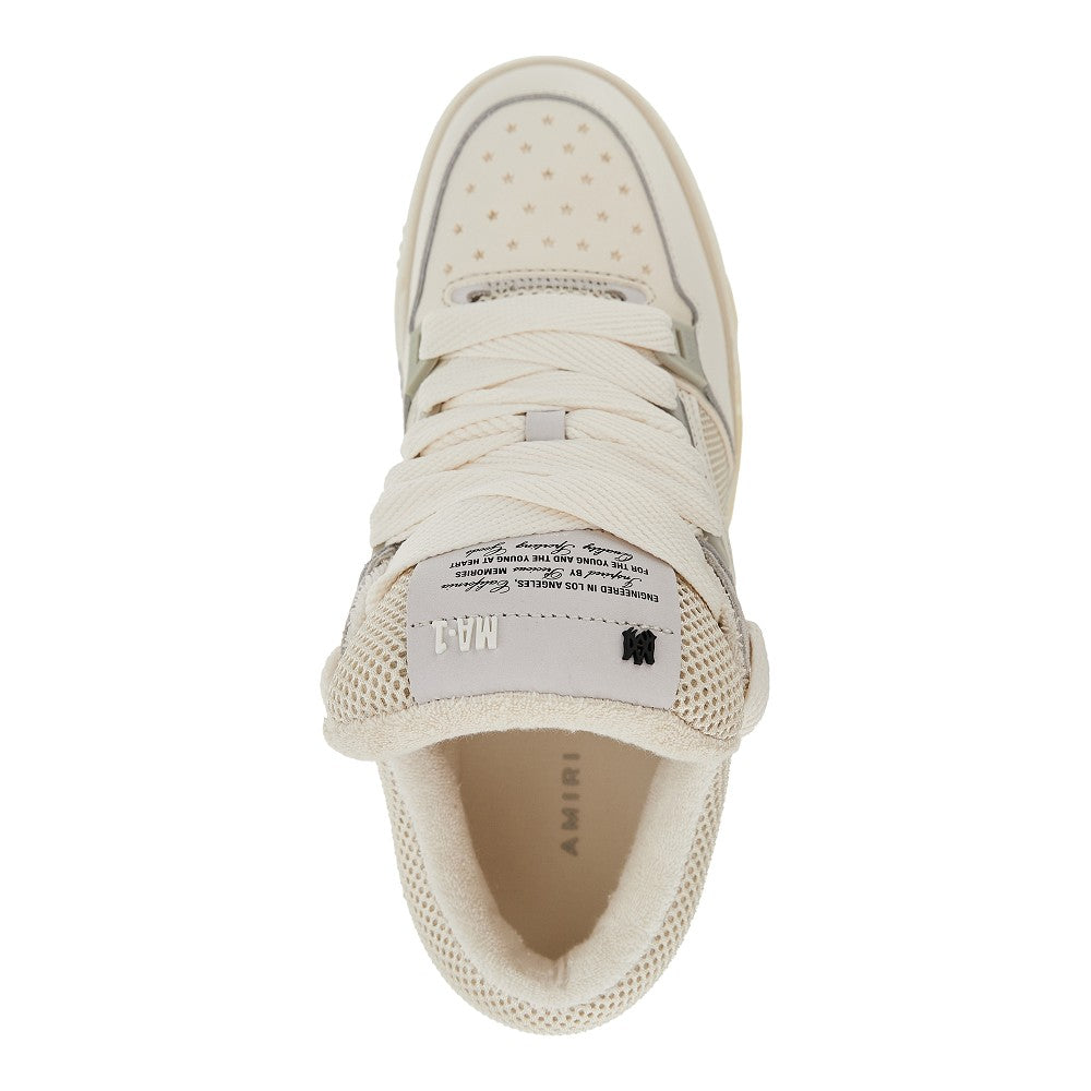 Leather and mesh MA-1 sneakers
