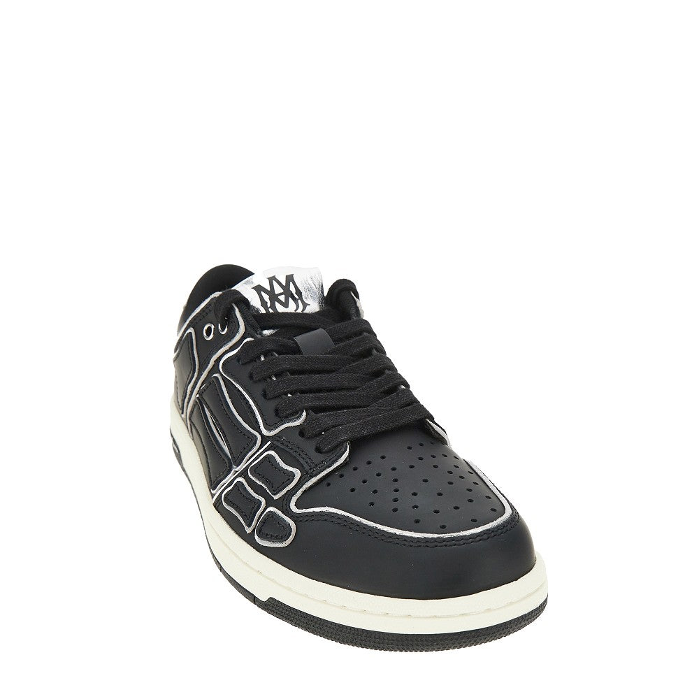 'Skel' leather sneakers