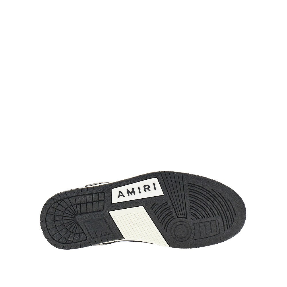 'Skel' leather sneakers