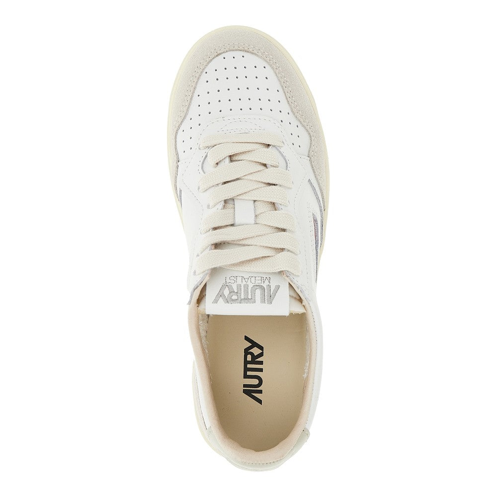 Suede and leather Medalist Low sneakers