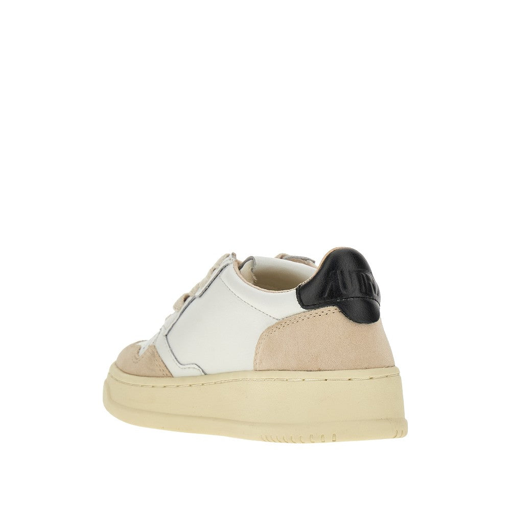 Suede and leather Medalist Low sneakers