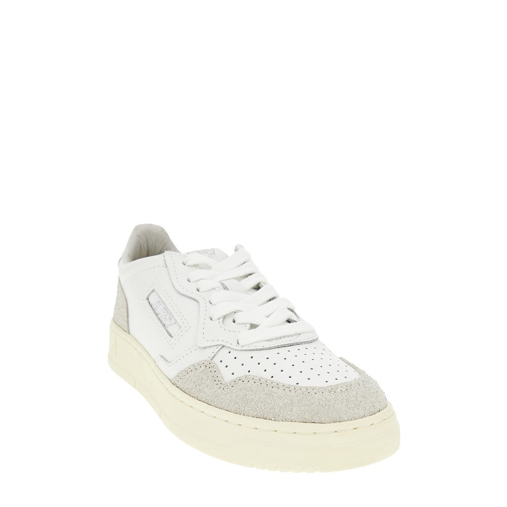 Suede and leather Medalist Low sneakers