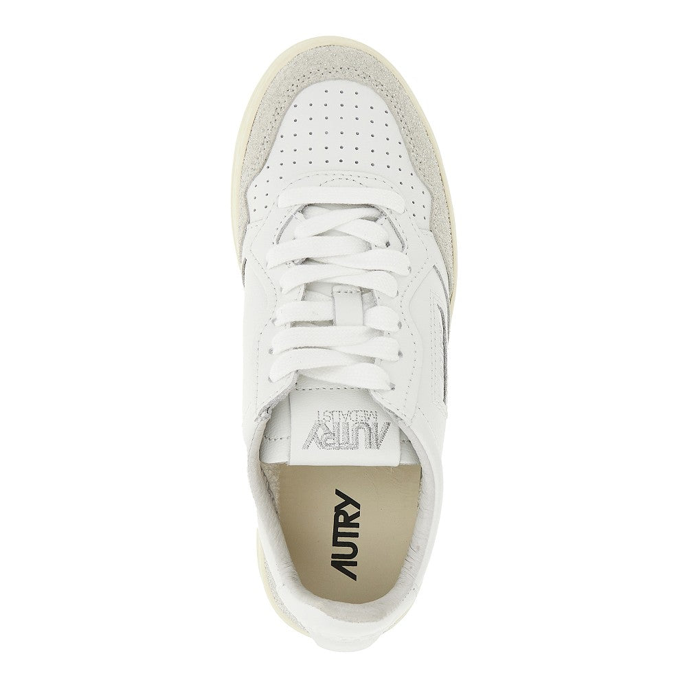 Suede and leather Medalist Low sneakers