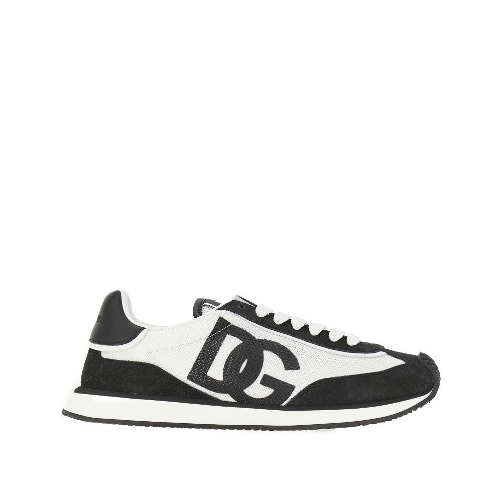 Leather and mesh 'DG CUSHION' sneakers