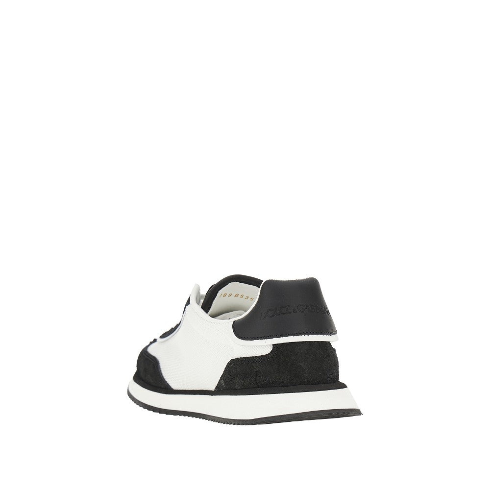 Leather and mesh 'DG CUSHION' sneakers