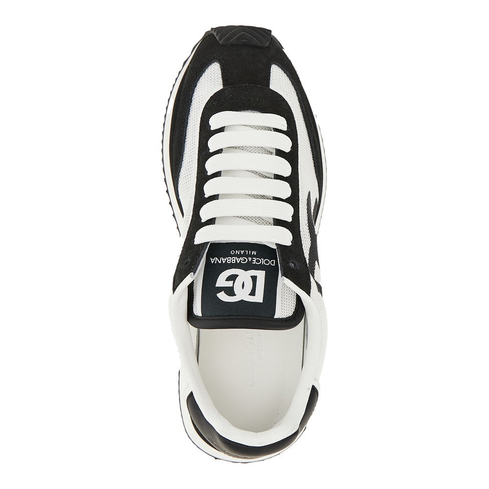 Leather and mesh 'DG CUSHION' sneakers
