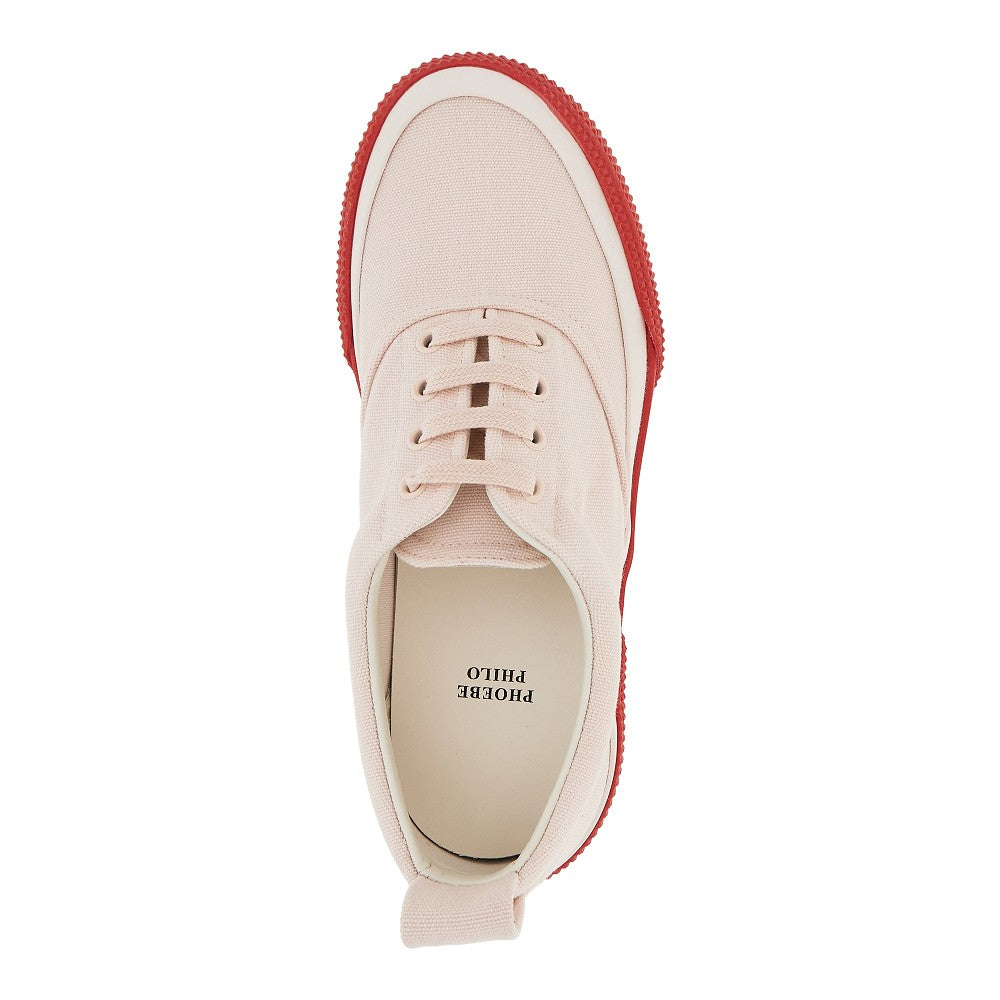 Sneakers in tela di cotone