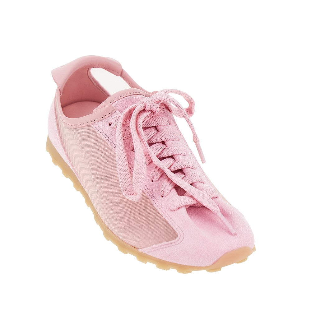 Sneakers 'Tennis' in mesh e nabuk