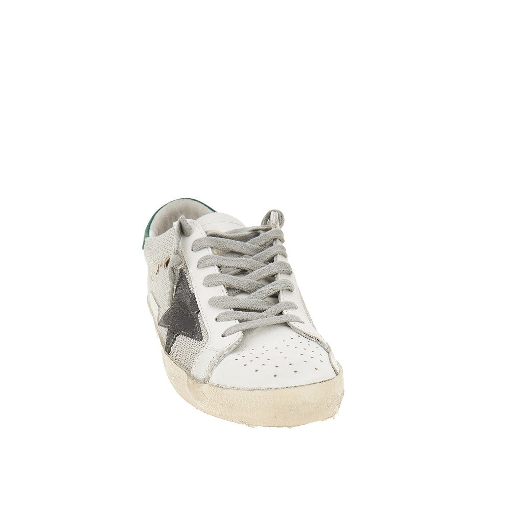 'Super-Star' net and leather sneakers