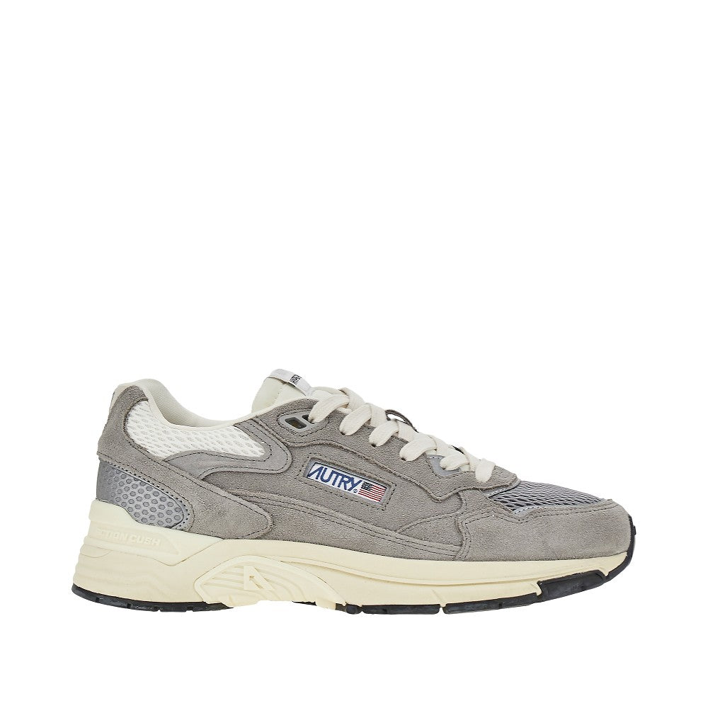 'Hyperway' suede leather and mesh sneakers