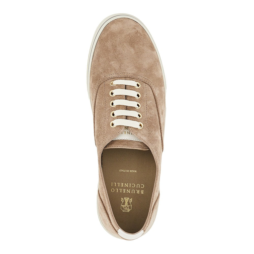 Sneakers in pelle scamosciata