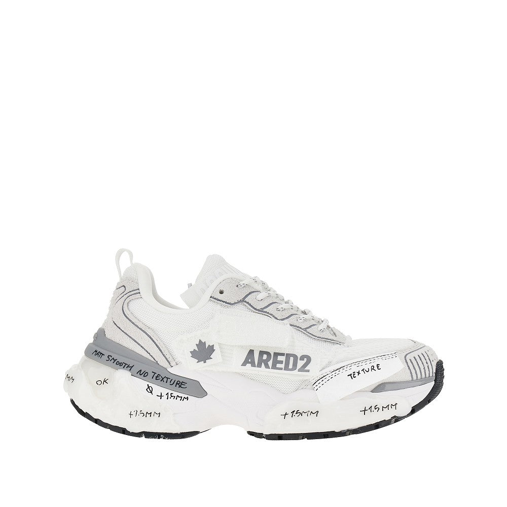 Sneakers 'Faster' in mesh e suede