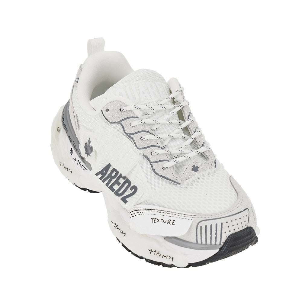 Sneakers 'Faster' in mesh e suede