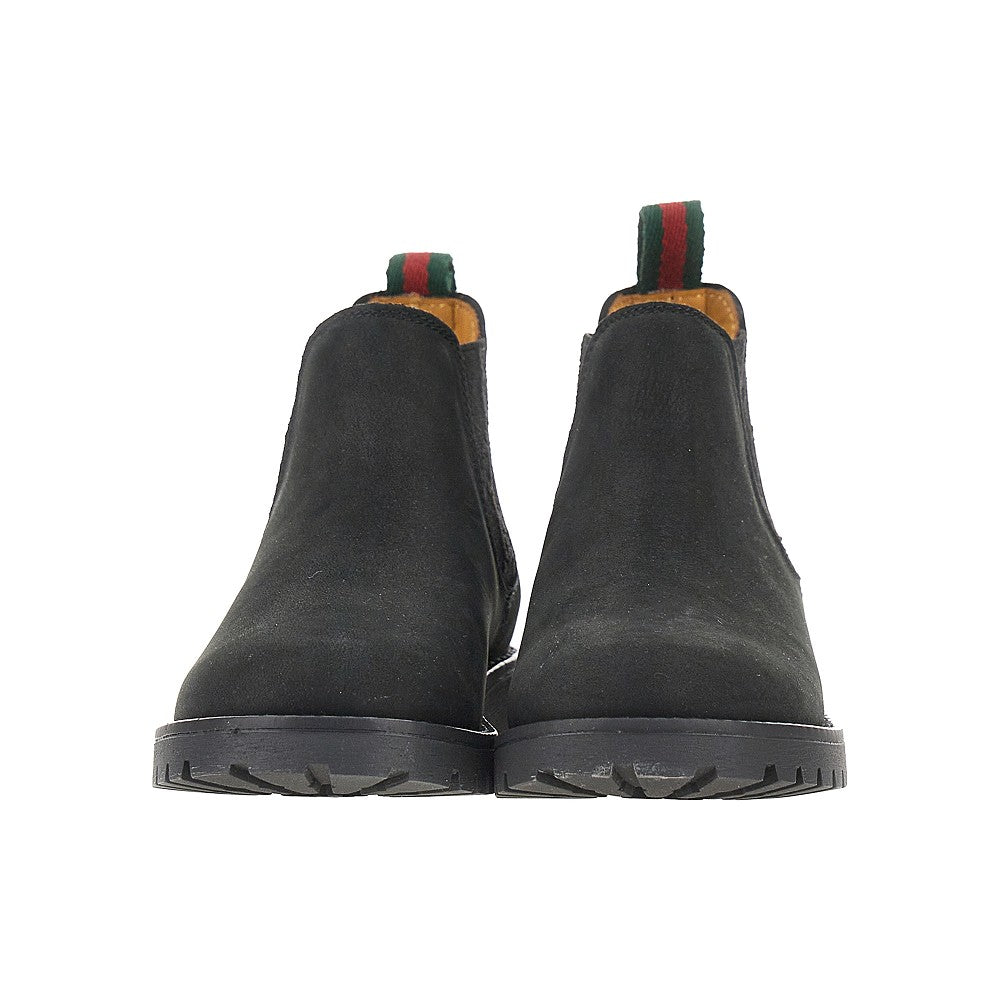 Waxed leather boots
