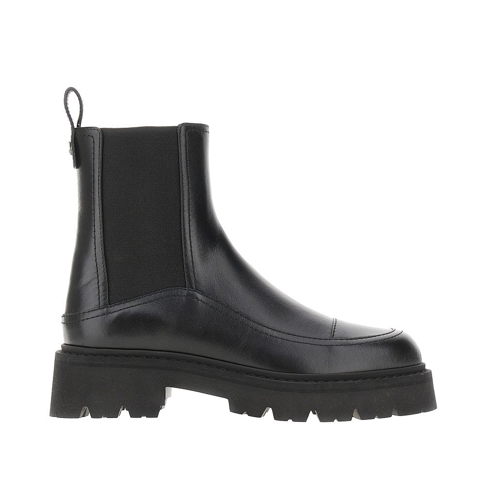 Leather beatles boots