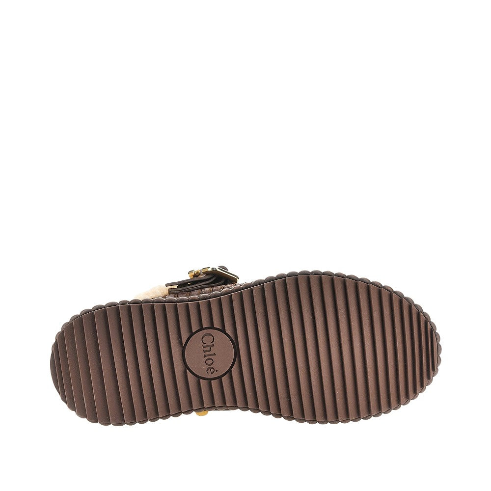 'Nama' wedge heel mules