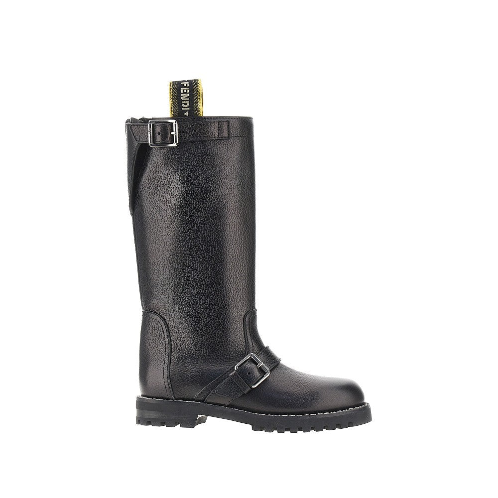 'Fendi Commando' leather boots