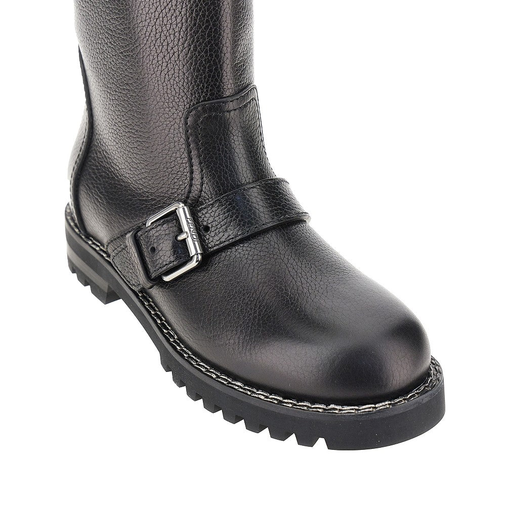 'Fendi Commando' leather boots