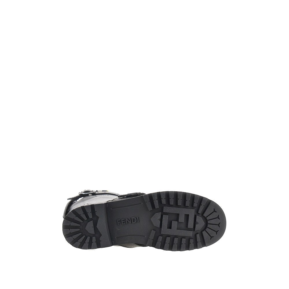 'Fendi Commando' leather boots