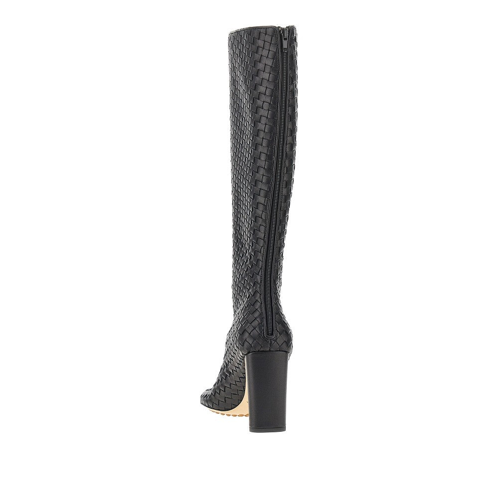 Intrecciato nappa leather 'Cherry' boots