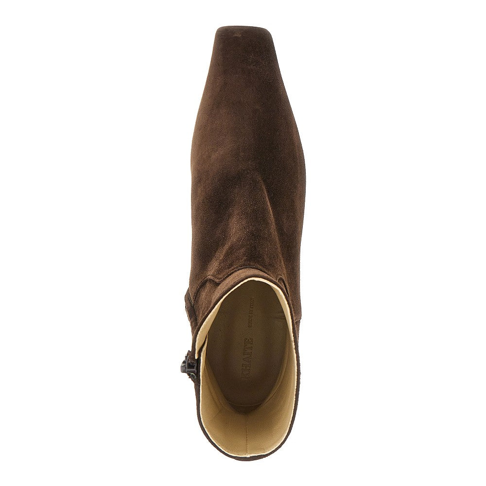 'Marfa' suede leather boots