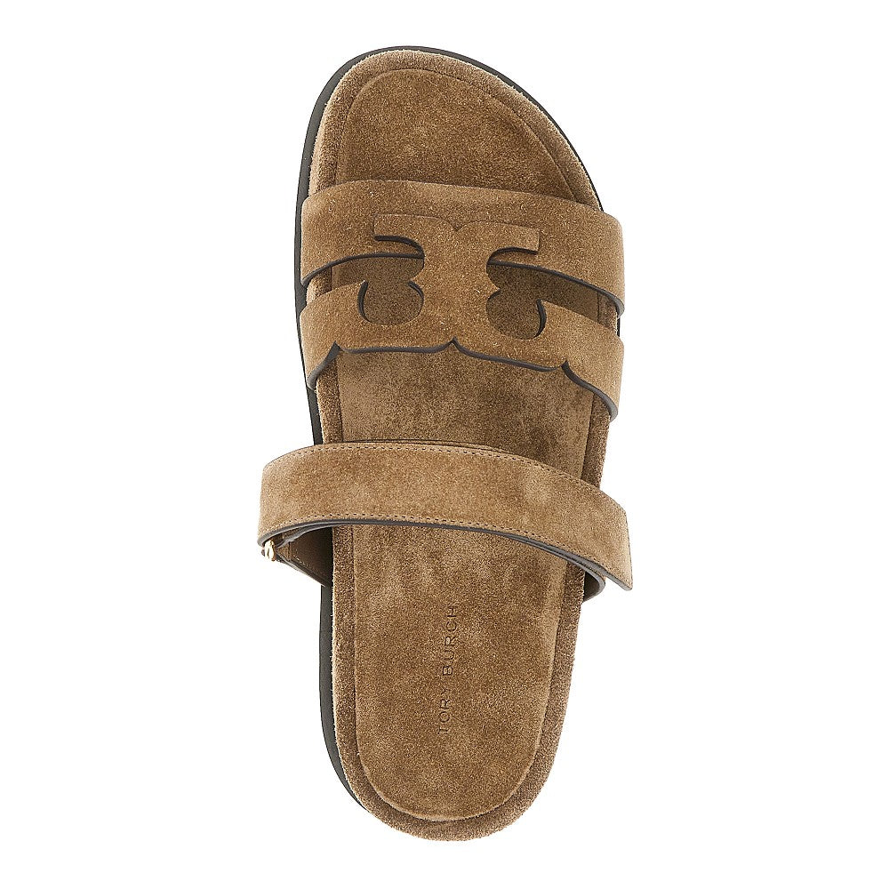 Slides 'Ines' in pelle scamosciata