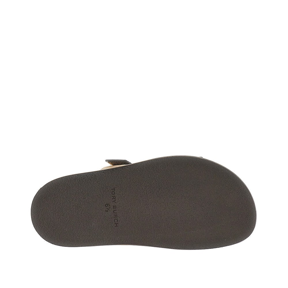 Suede leather 'Ines' slides