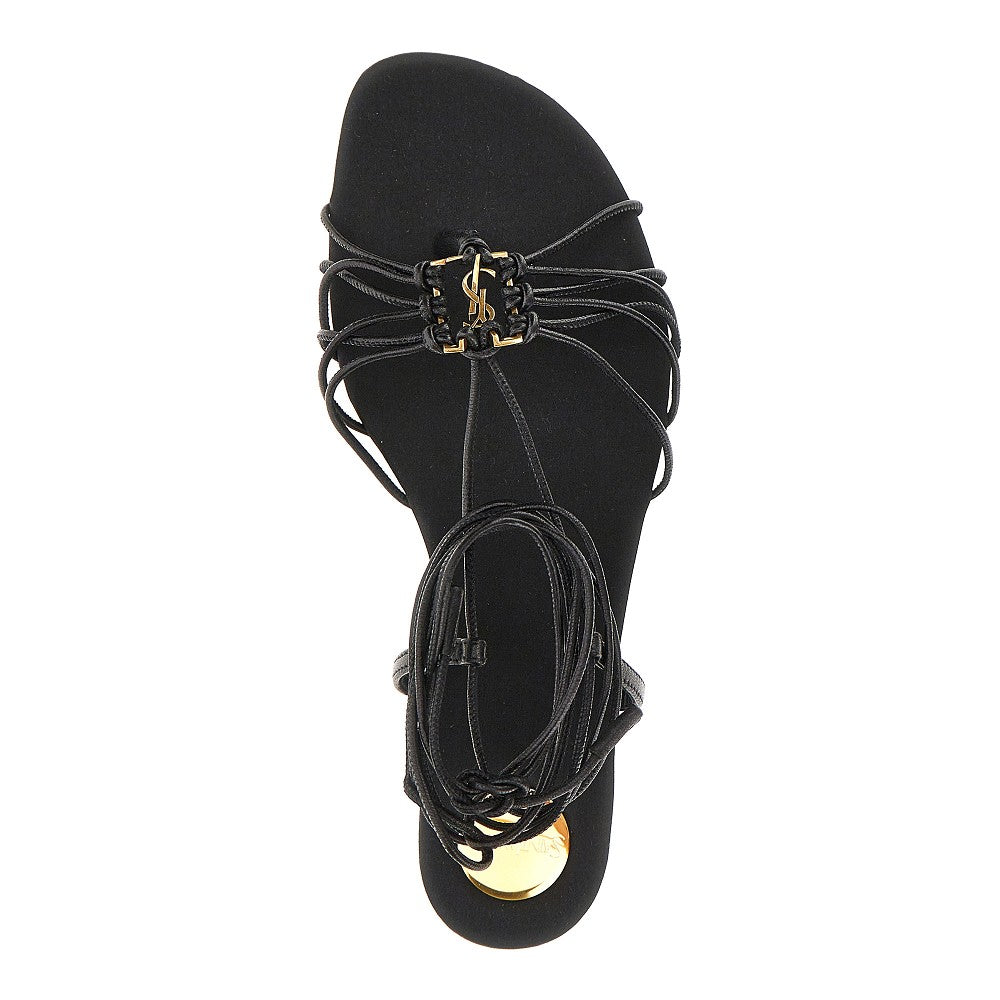 'Babylone' leather flat sandals