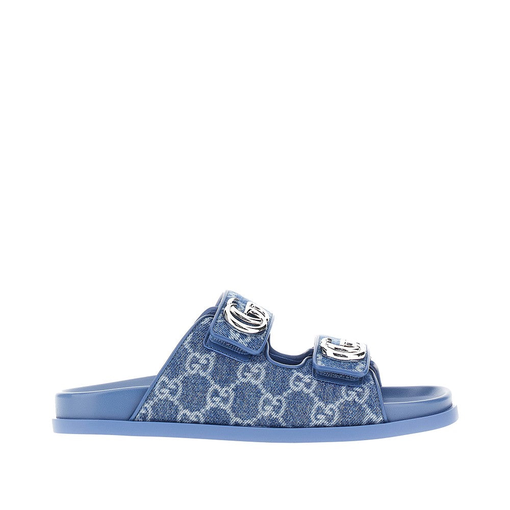 GG fabric slides with GG details