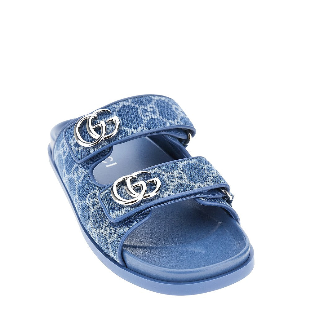 GG fabric slides with GG details