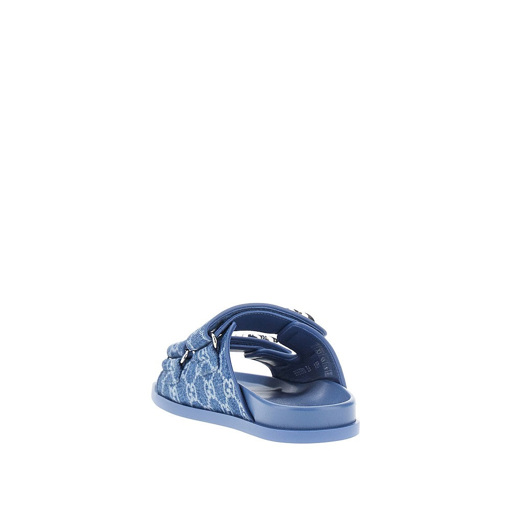GG fabric slides with GG details