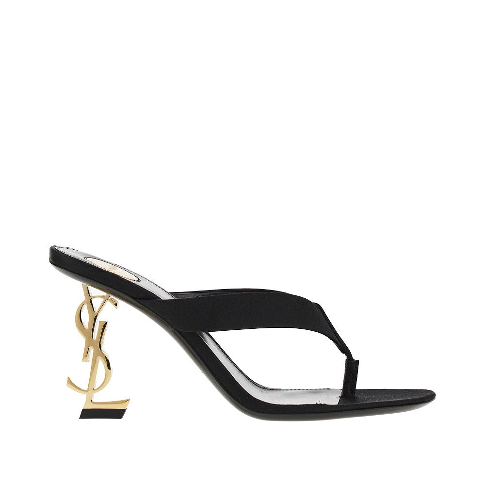 'Opyum' satin thong mules