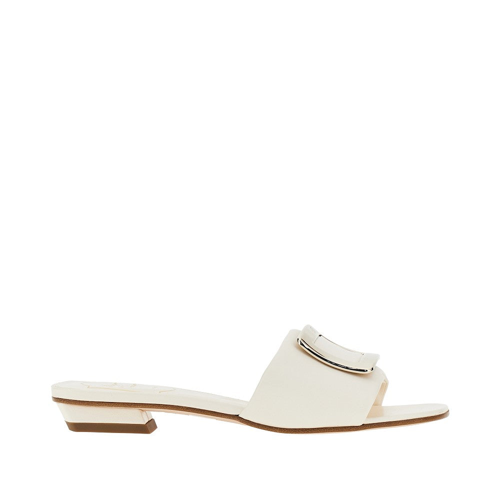 Mules in nappa con fibbia Viv'Choc