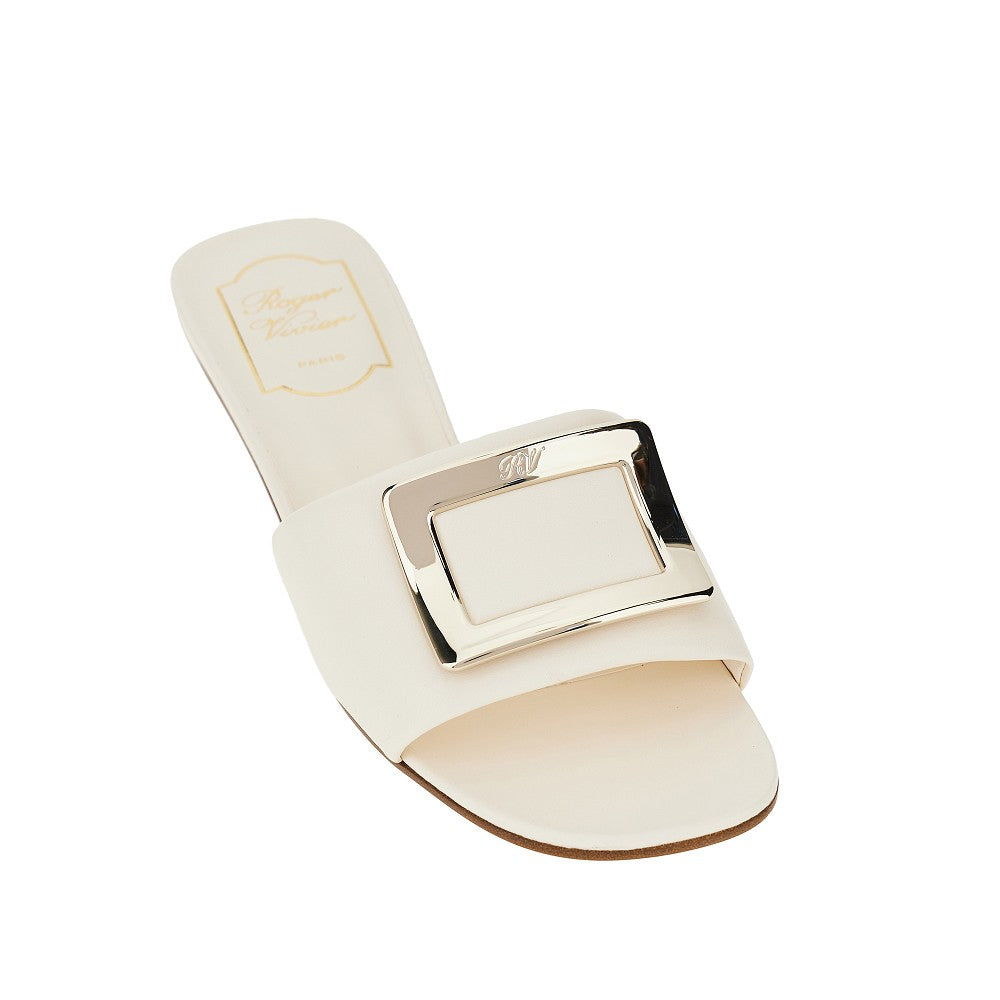 Mules in nappa con fibbia Viv'Choc