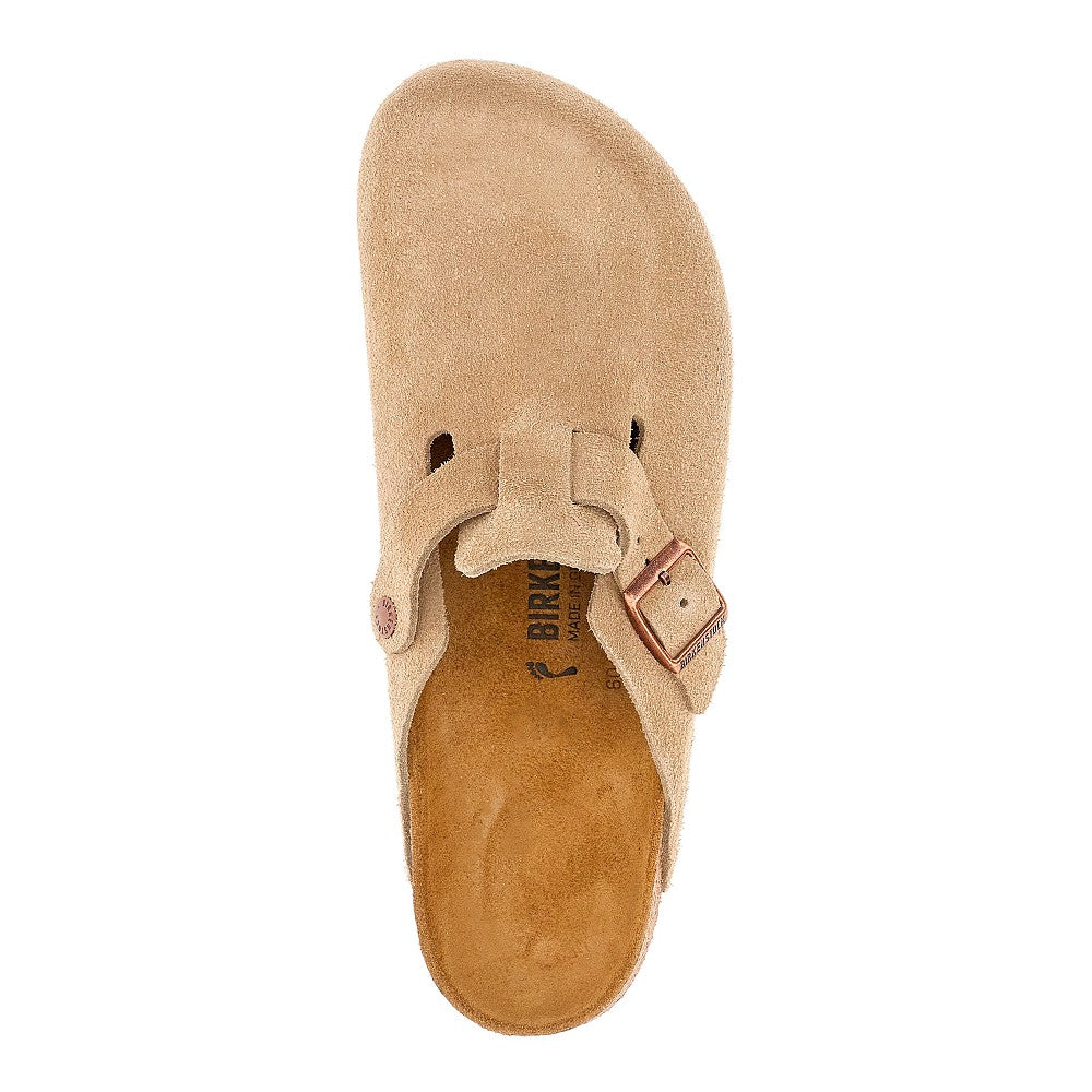 Suede leather 'Boston' sabot