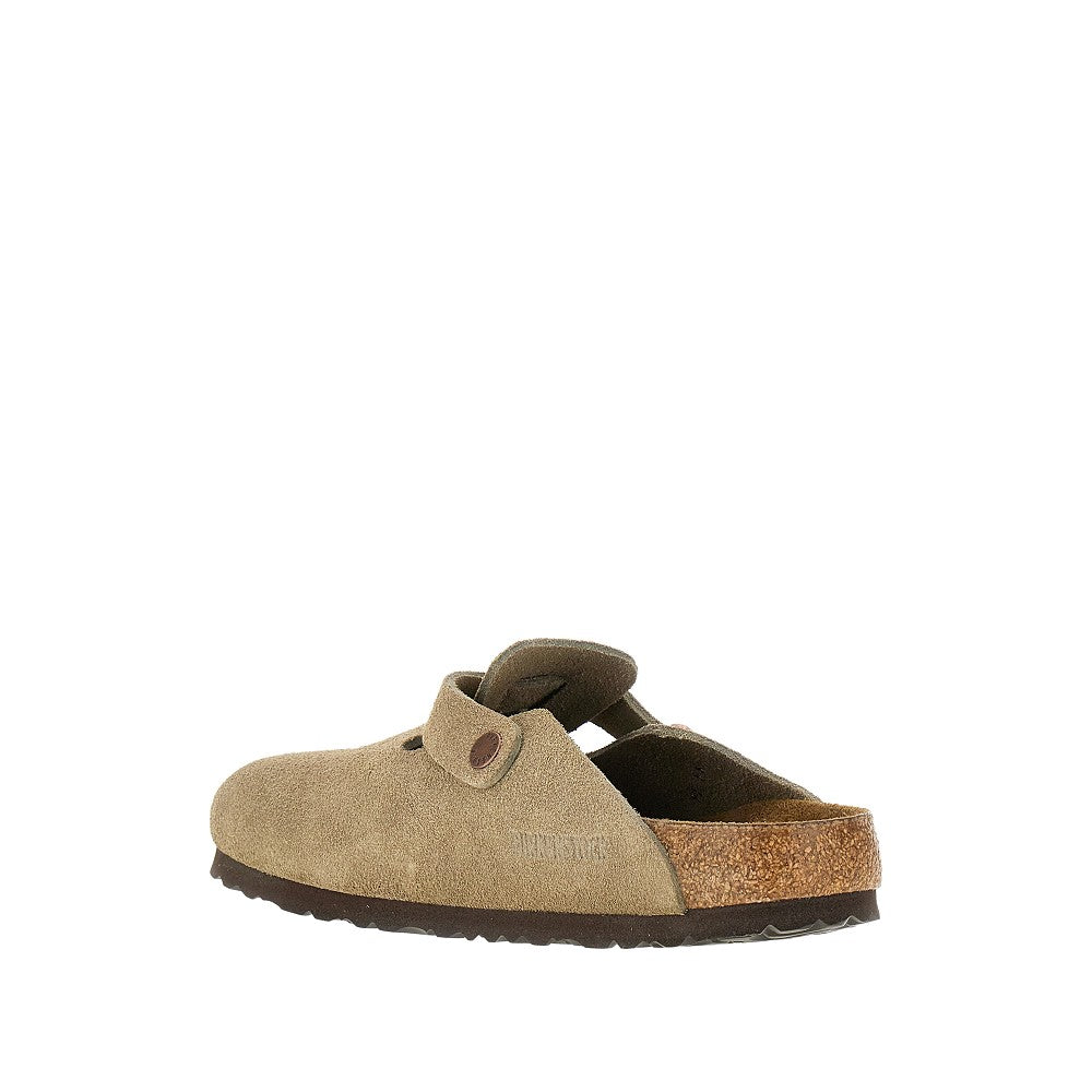 &#39;Boston&#39; suede leather sabot