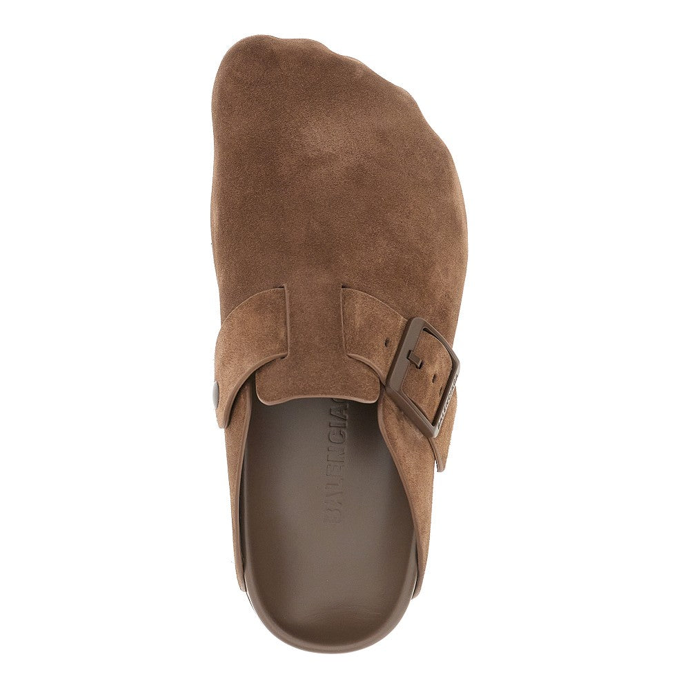 Suede leather &#39;Sunday&#39; mules