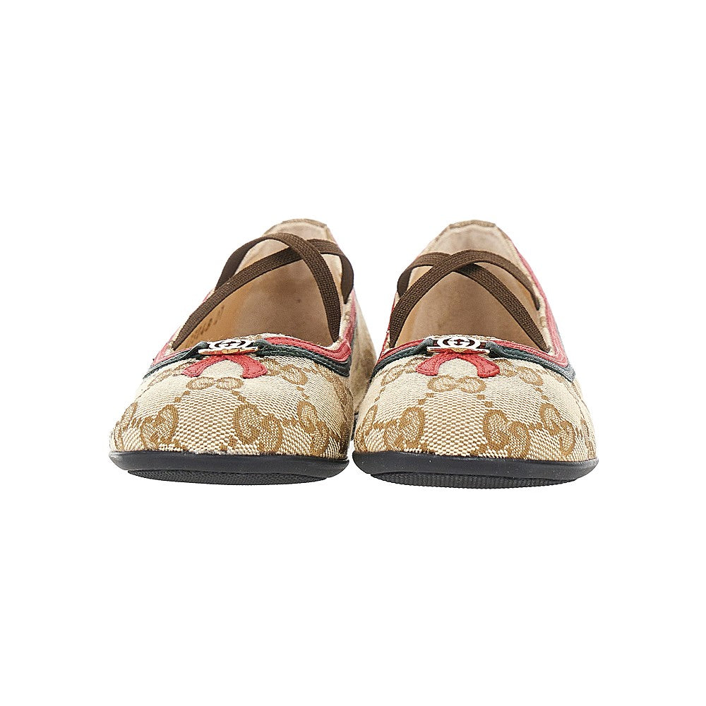GG fabric ballet flats - KIDS